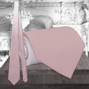 Gravata Coluna de Casca de Ombre Monocromática Dusty Rosa