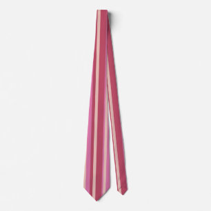 Gravata Coluna do Pescoço das Linhas Amarelas Rosa