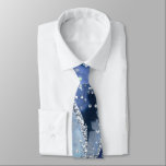Gravata Coluna do Pescoço Esparcial de Agato Azul do Ocean<br><div class="desc">Agite Azul do Oceano Glitter Pescoço Esparso - perfeito para qualquer ocasião especial. Um presente tão pensativo para ele.</div>