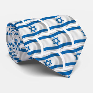 Gravata com a Bandeira de Israel