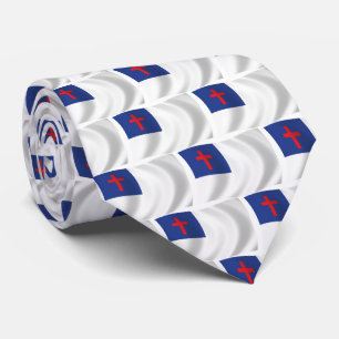Gravata com Bandeira da Religião Cristã