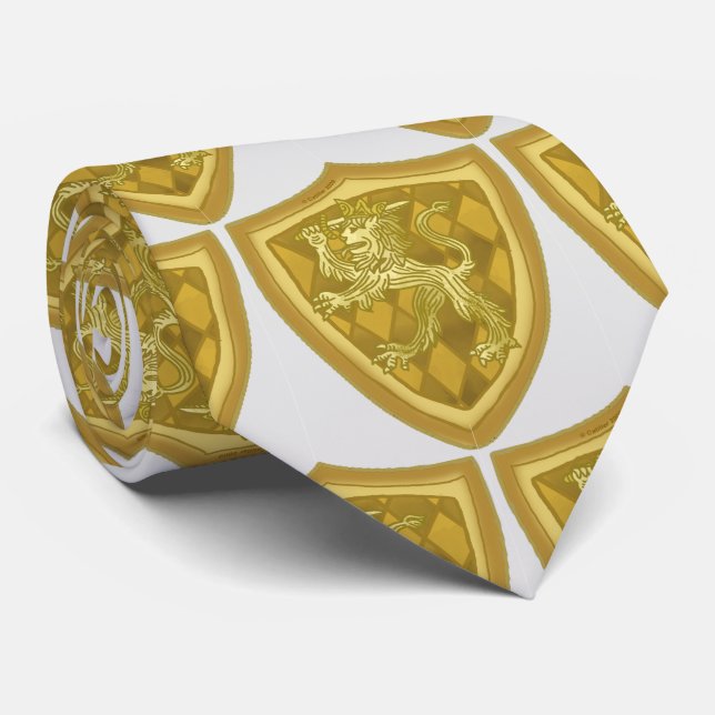 Gravata com Brasão de Armas da Família Lion Shield (Rolled)