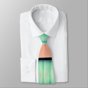 Gravata com Estampa Abstrata na Moda