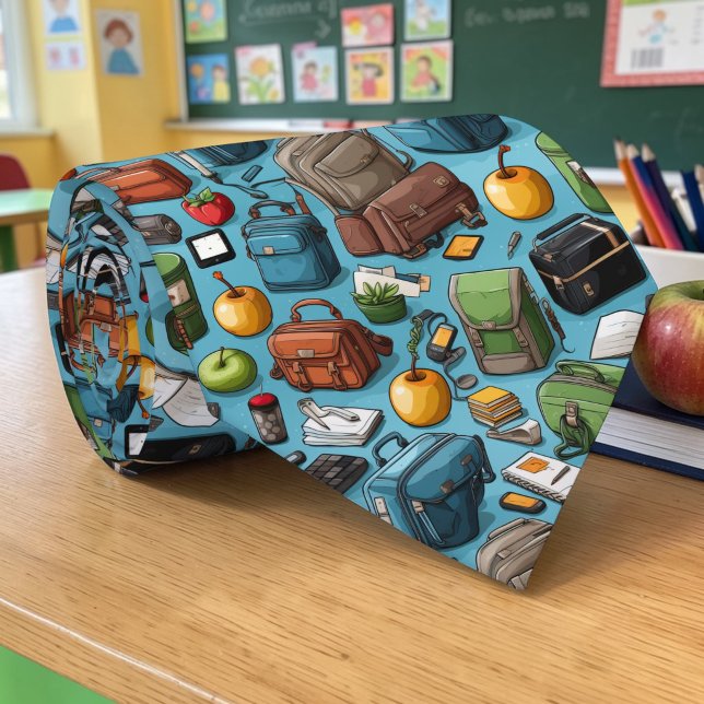 Gravata com Estampa de Professor (Criador carregado)