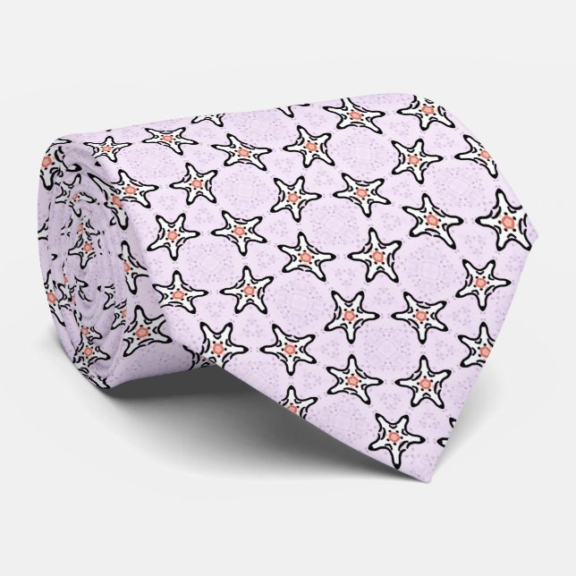 Gravata com Estrelas Caprichosas (Rolled)