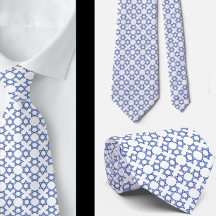 Gravata com Estrelas Judaicas Formal Estrela de Da