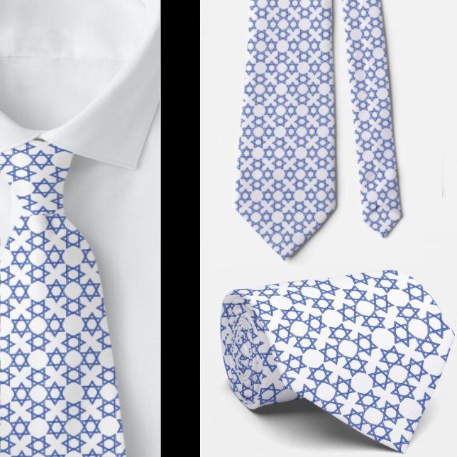 Gravata com Estrelas Judaicas Formal Estrela de Da (Criador carregado)