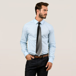 Gravata com listras cinzas e pretas