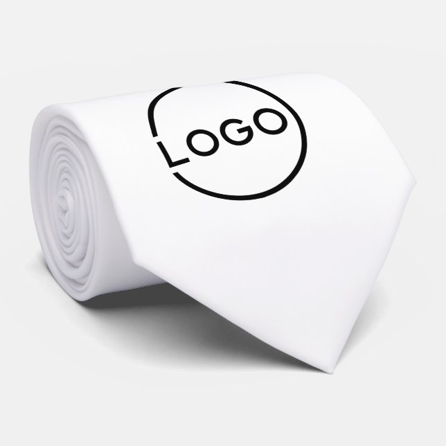 Gravata com Logotipo de Empresa Personalizado (Rolled)