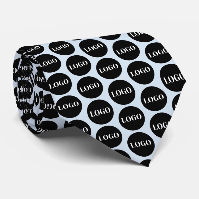 Gravata com Logotipo Personalizado da Empresa para (Rolled)