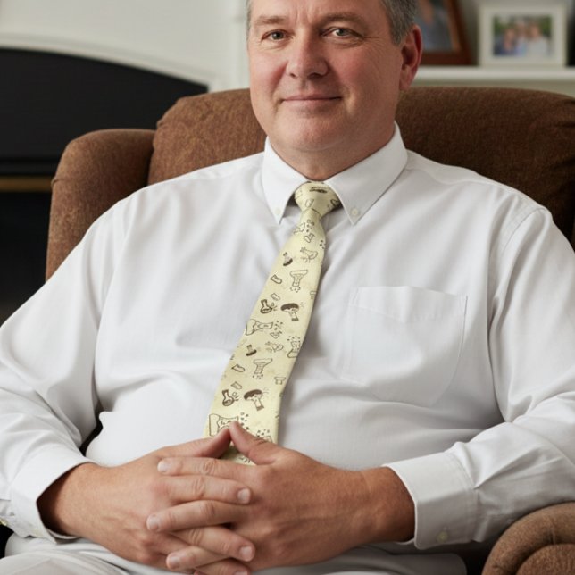 Gravata com padrão de professor de química da ciên (Criador carregado)