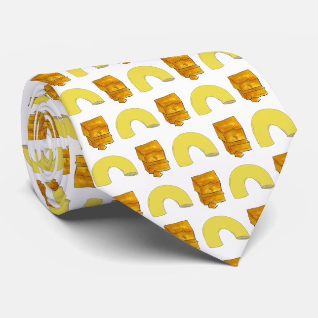 Gravata Comida Emparelhamento Elbow Macaroni Cheddar Mac & (Rolled)