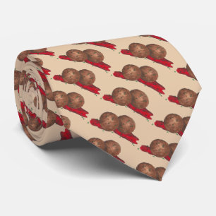 Gravata Comida Italiana Meatball Meatball Marinara Tie