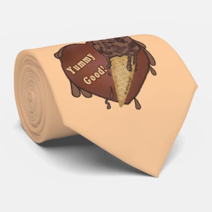 Gravata Cone de Sorvete de Chocolate