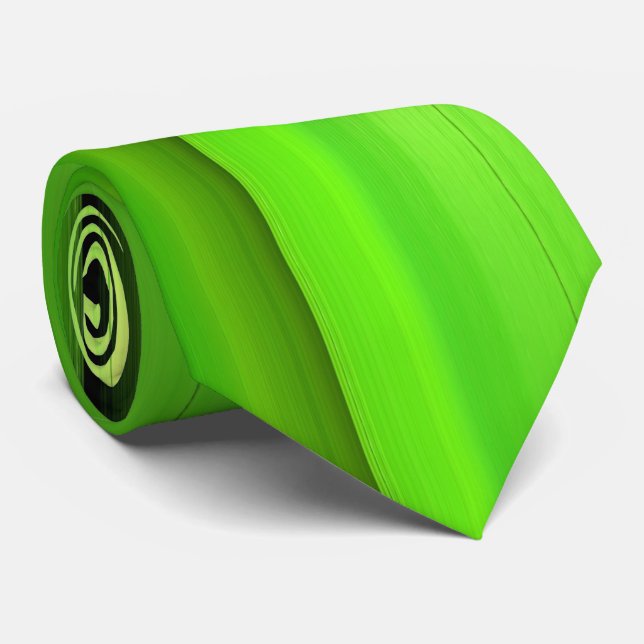 Gravata Conjunto de bambu verde (Rolled)