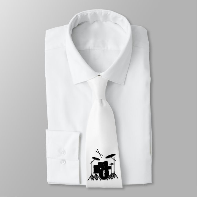 Gravata Conjunto de Tambores Monograma (Amarrado)