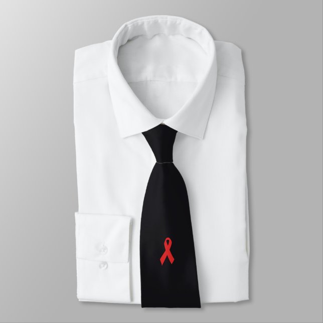 Gravata Conversas ribbon - Solidarity with HIV positivas (Amarrado)