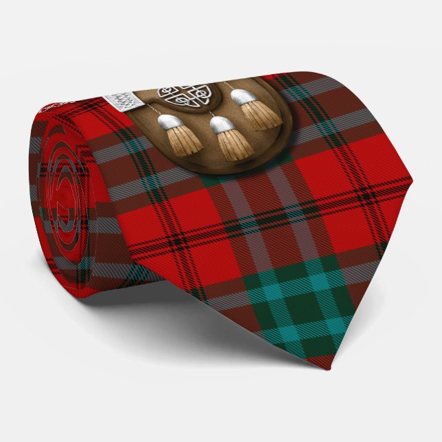 Gravata Cook Tartan E Sporran (Rolled)