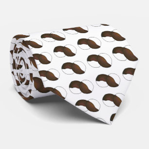 Gravata Cookie preto e branco NYC Cookies New York Tie