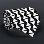 Gravata Cool hourglass sand clock black and white pattern<br><div class="desc">Cool hourglass sand clock black and white pattern neck tie. Custom color ties for men.</div>