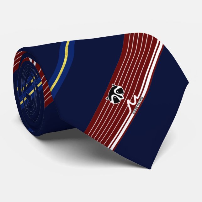 Gravata Coon Rapids (Minnesota) bandeira da cidade Neck Ti (Rolled)