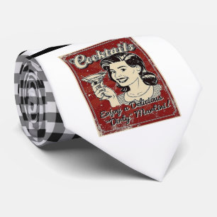 Gravata Coquetéis Retro Necktie