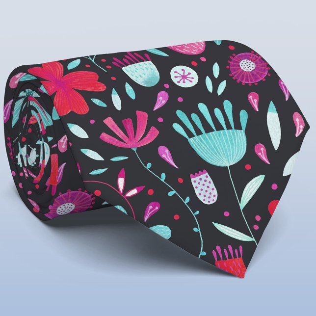 Gravata Cor d'água do Prado das Flores Escuras (Criador carregado)