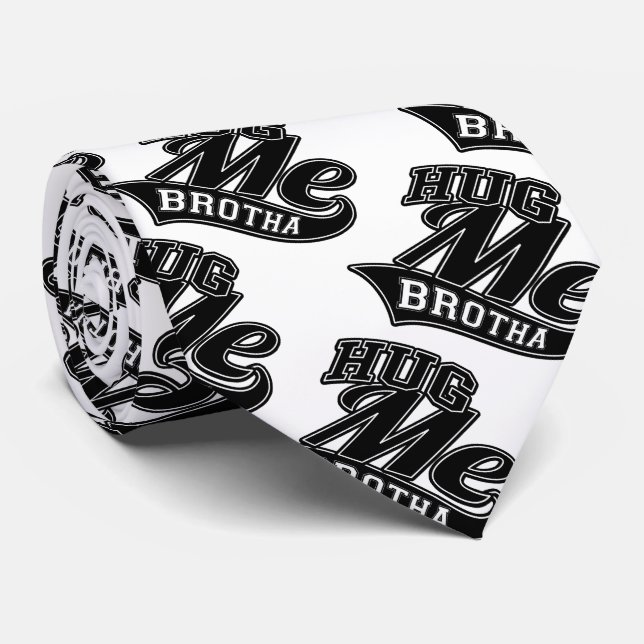 Gravata Cor de fundo personalizável para me abraçar (Rolled)