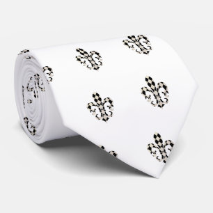 Gravata Cor de fundo PixDezines Fleur de lis/DIY