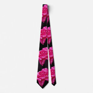 Gravata Cor-de-rosa_Rosa_Candy,_Unisex_Silky_Tie