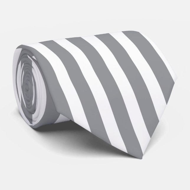 Gravata Cor Personalizável - Listras Verticais (Rolled)