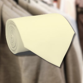 Gravata Cor Sólida Amarela-limonada | Elegante Clássico