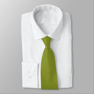 Gravata Cor Sólida Moderna Verde Citron
