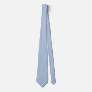 Gravata Cor Sólido Azul De Aço Claro