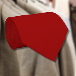Gravata Cor Sólido Vermelho Crimson | Clássico | Elegante