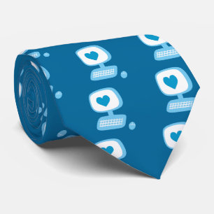 Gravata Coração do Computador