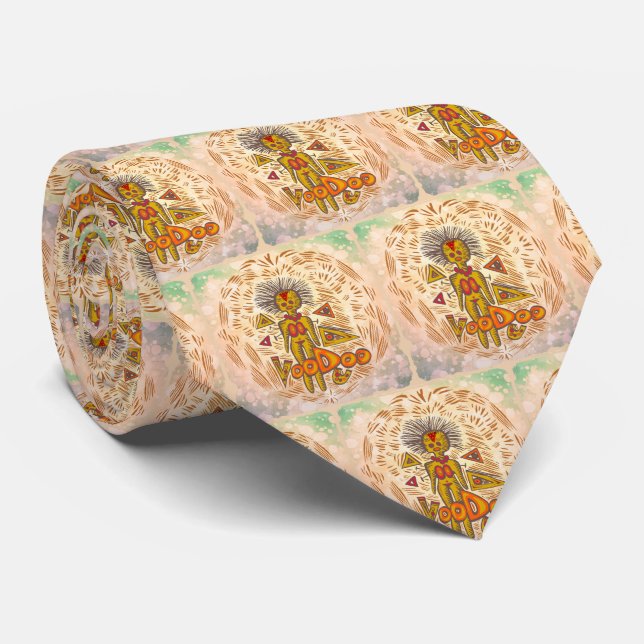 Gravata Coração Voodoo (Rolled)