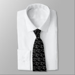 Gravata Corações brancas no pescoço e nas costas com coraç<br><div class="desc">Corações bonitas no pescoço do casamento e corações. Envolvendo corações amorosos design. Perfeito para o noivo romântico,  padrinhos de casamento,  melhor homem,  solteiro,  marido etc. Cor preta ou personalizada. Excelente de festa de casamento,  data romântica,  noivado,  aniversário etc.</div>