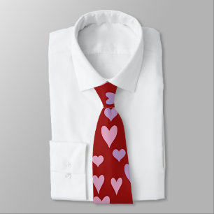 Gravata Corações de São Valentão 