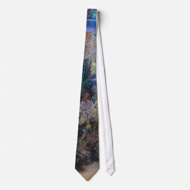 Gravata Coral aquarium tie (Frente)