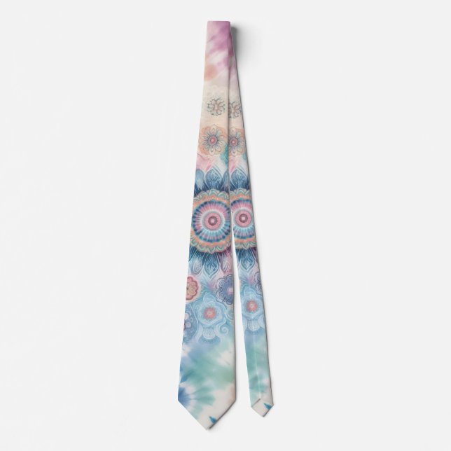 Gravata Corante Tortal Floral (Frente)