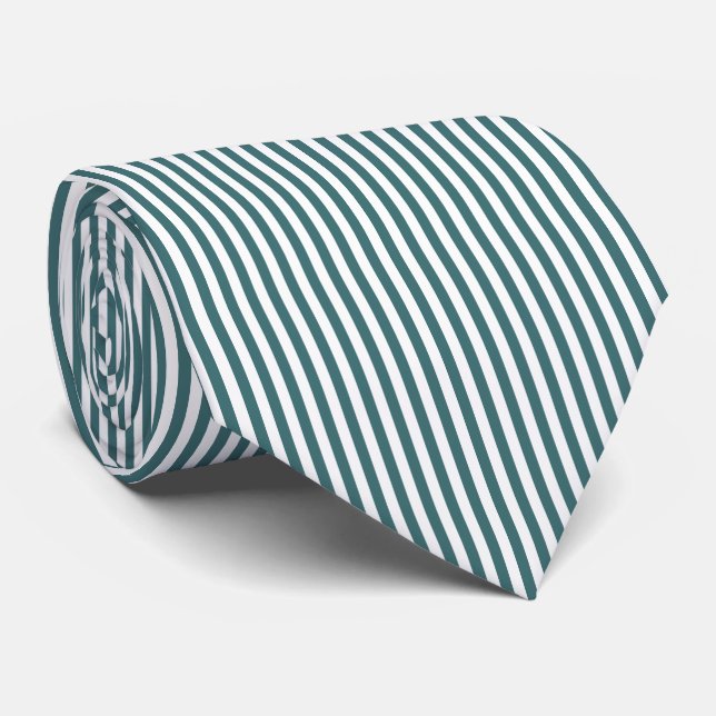 Gravata Corbata de estilo masculino moderno rayas (Rolled)