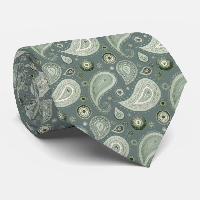 Gravata Corbata elegante verde (Rolled)