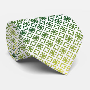 Gravata Corbata verde con amarillo