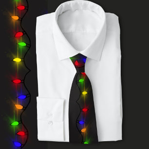 Gravata Corda de luzes de Natal