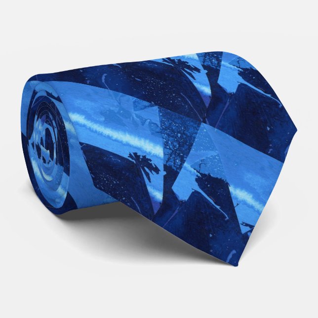Gravata "Cordilha Congelada #2" Tempos Abstratos (Rolled)