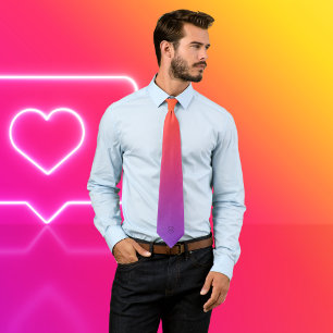 Gravata Cores do Instagram Torneio do pescoço masculino