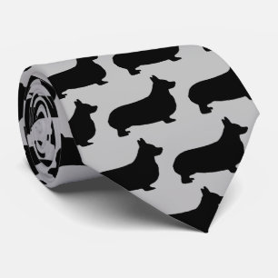 Gravata Corgi Dog Silhouette