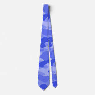 Gravata Cornflower Blue Monocolor Camo
