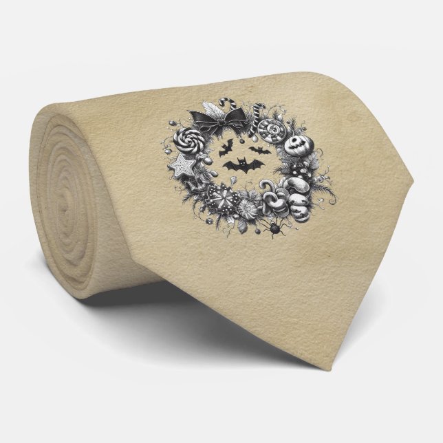 Gravata Coroa Assustadora (Rolled)